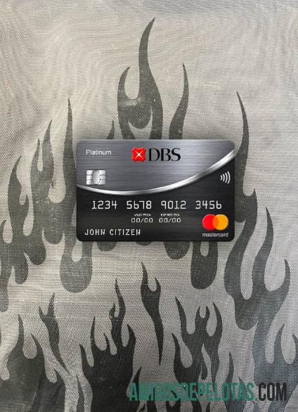 Tailândia DBS Bank Mastercard Platinum Photolook Front amostra